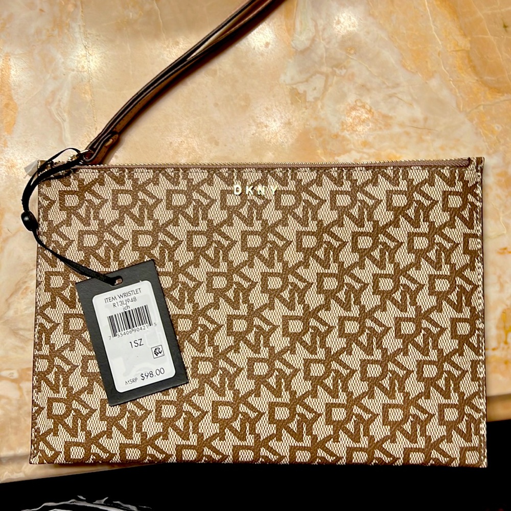 medium wristlet or cosmetic bag